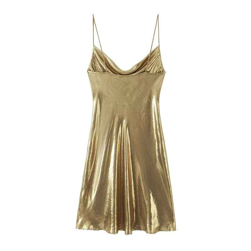 VESTIDO DOURADO - Loja Bee Fancy