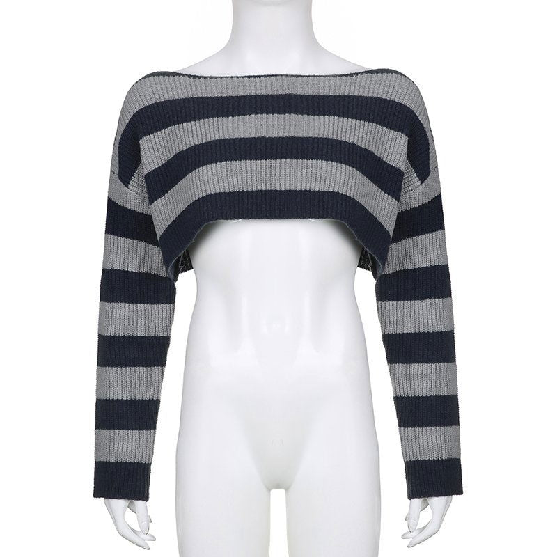 BLUSA LISTRADA Y2K - Loja Bee Fancy