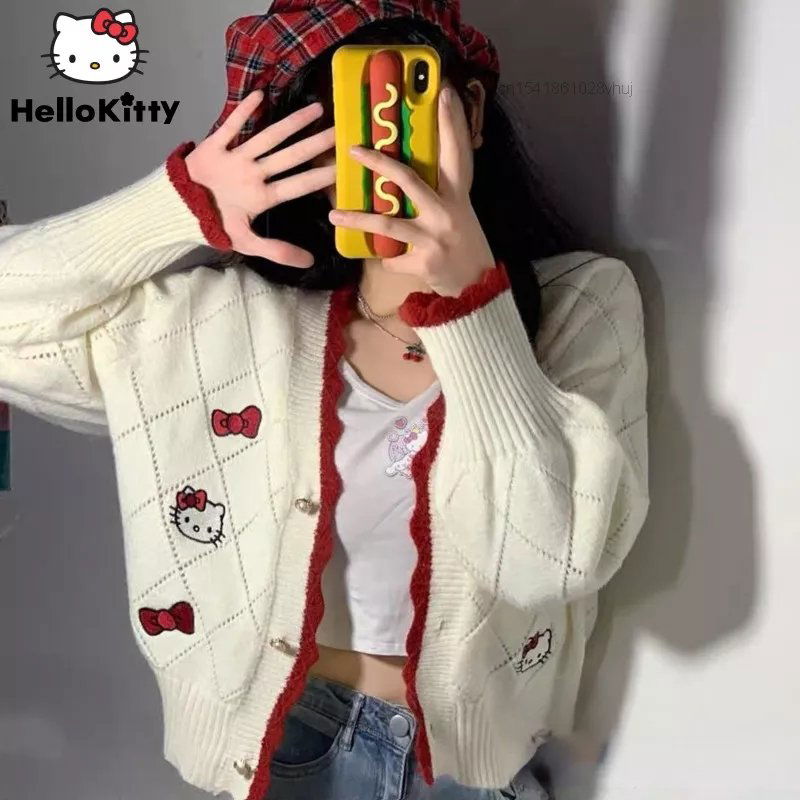 CARDIGAN RED HELLO KITTY - Loja Bee Fancy