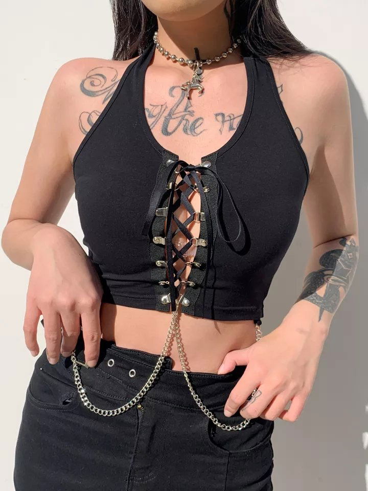 CROPPED ALL BLACK - Loja Bee Fancy