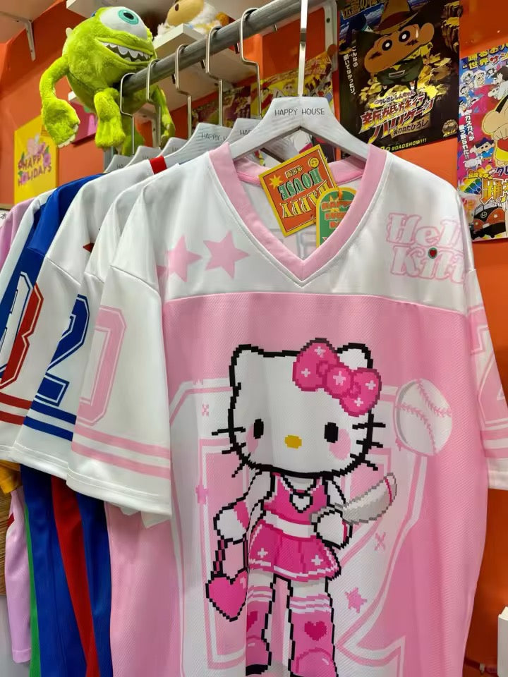 Camisa Hello Kitty Baseball - Loja Bee Fancy