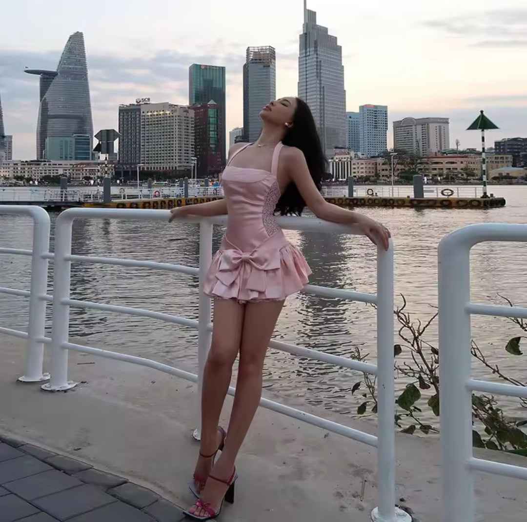 VESTIDO ROSÉ - Loja Bee Fancy