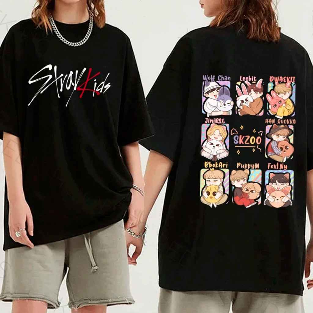 CAMISA STRAY KIDS SKZOO - Loja Bee Fancy