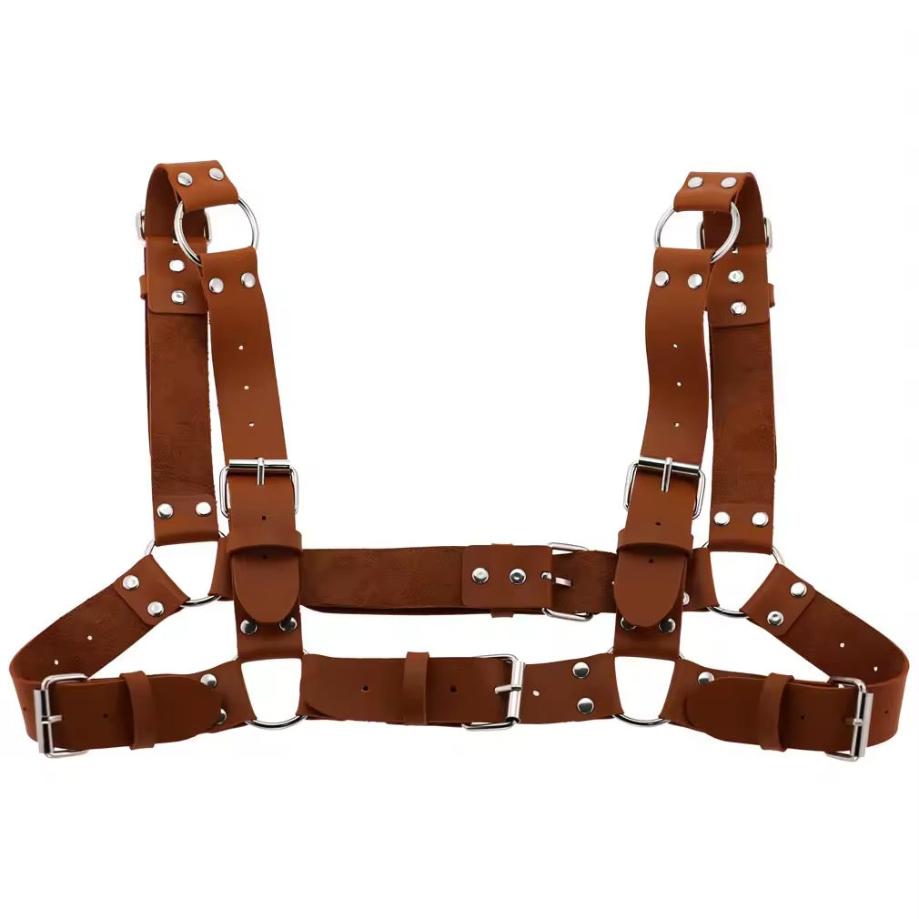 Harness Gótico Marrom