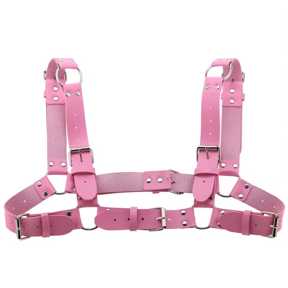 Harness Gótico Rosa Claro