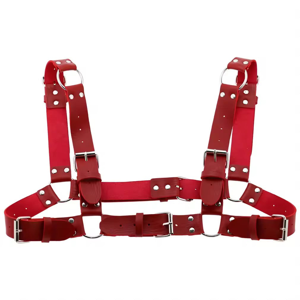Harness Gótico Vermelho - Loja Bee Fancy