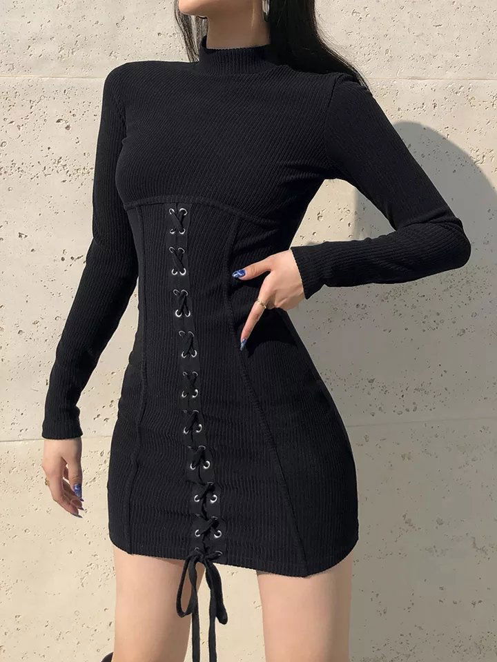 VESTIDO ALL BLACK - Loja Bee Fancy