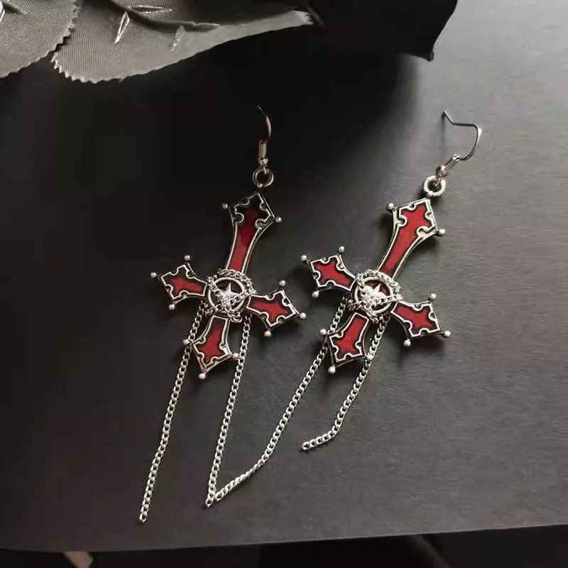 BRINCO RED GOTH - Loja Bee Fancy