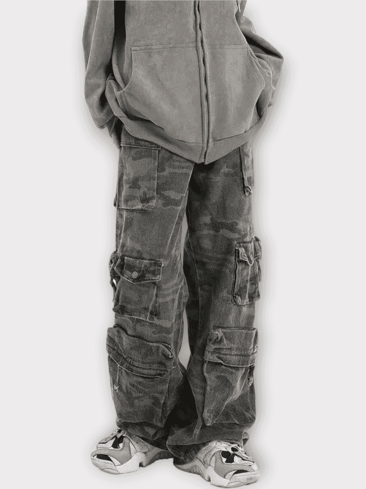 CALÇA CARGO CAMUFLADA - Loja Bee Fancy