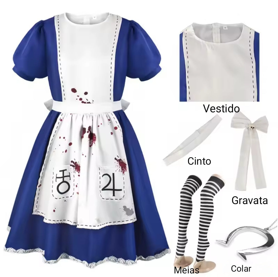 Fantasia Alice Madness - Loja Bee Fancy