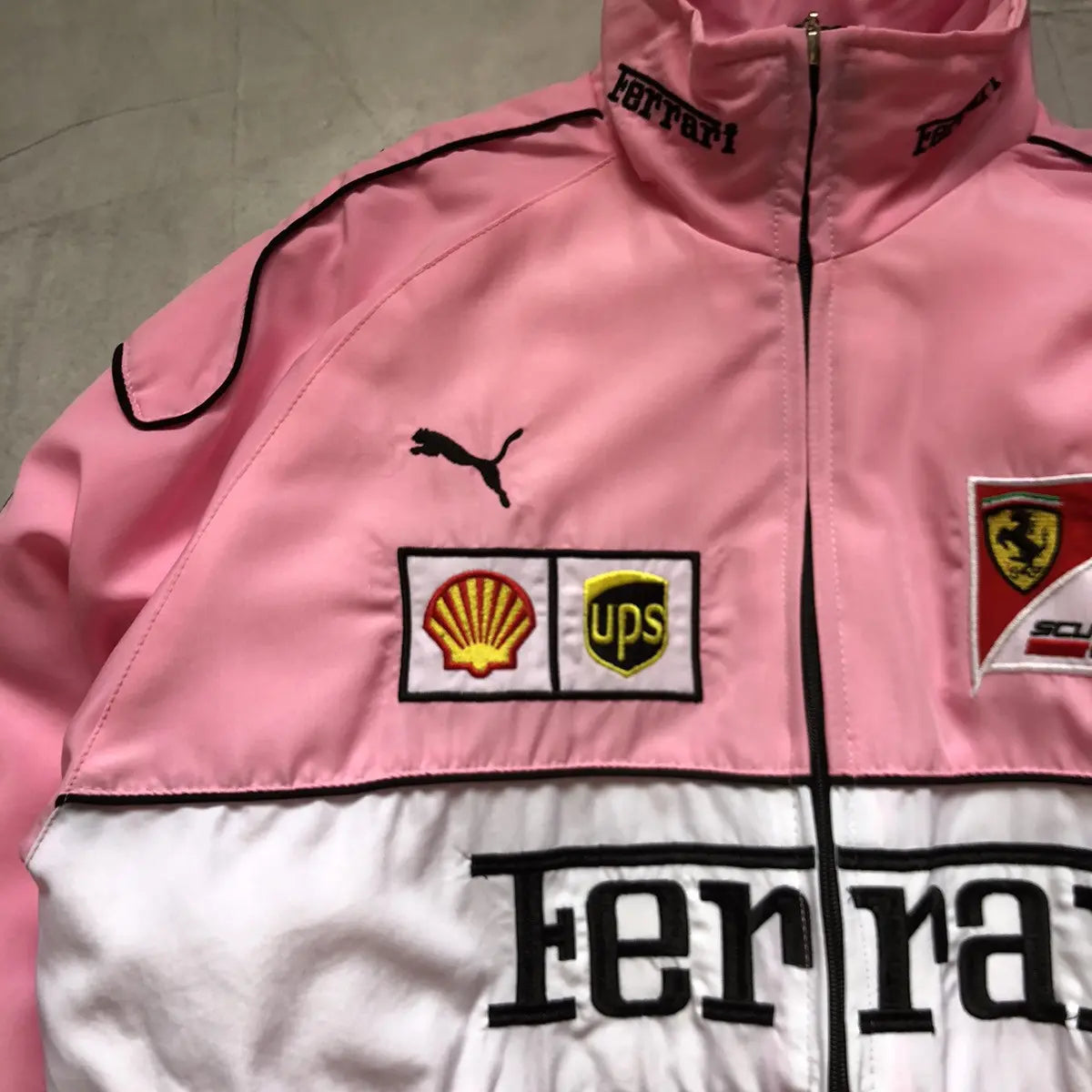 Jaqueta Ferrari F1 Rosa - Loja Bee Fancy