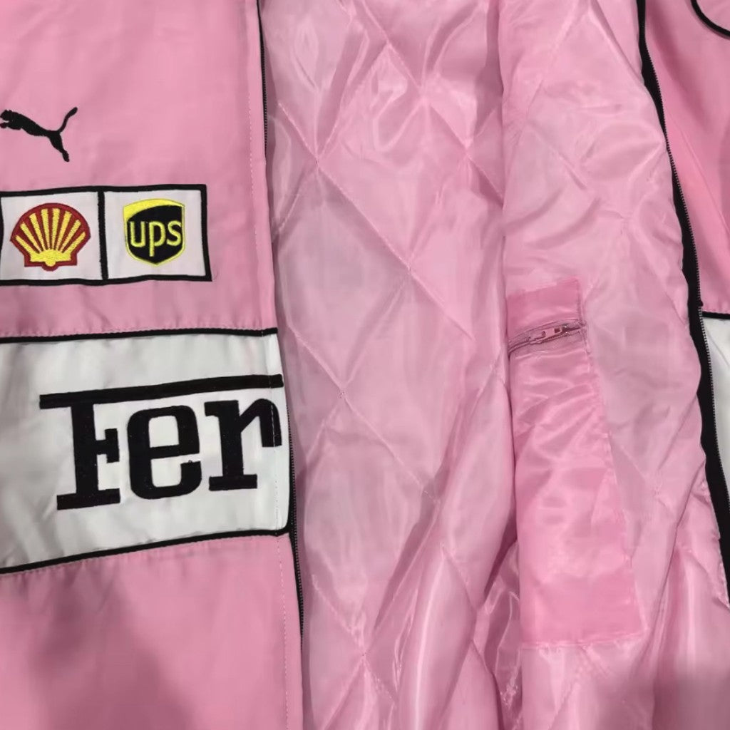 Jaqueta Ferrari F1 Rosa - Loja Bee Fancy