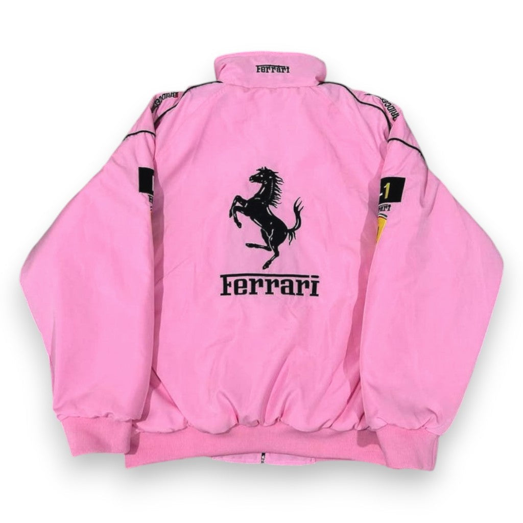 Jaqueta Ferrari F1 Rosa - Loja Bee Fancy