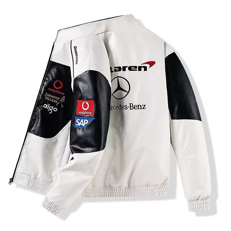 Jaqueta Mercedes F1 Couro - Loja Bee Fancy