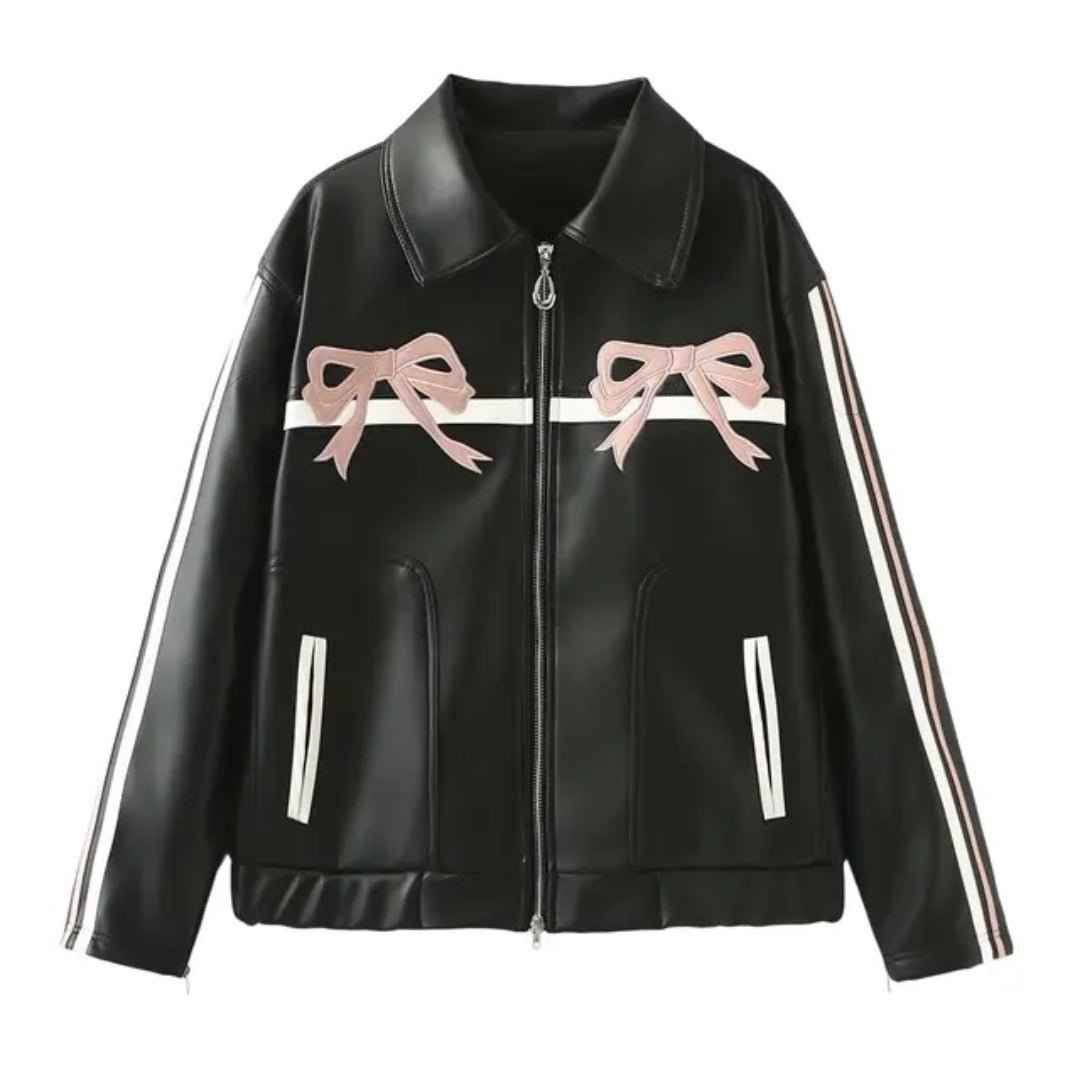 JAQUETA PINK MOTORCYCLE - Loja Bee Fancy