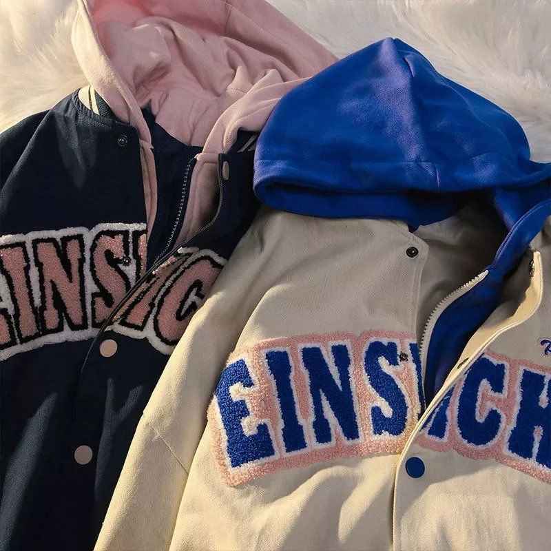 JAQUETA STREETWEAR BASEBALL - Loja Bee Fancy