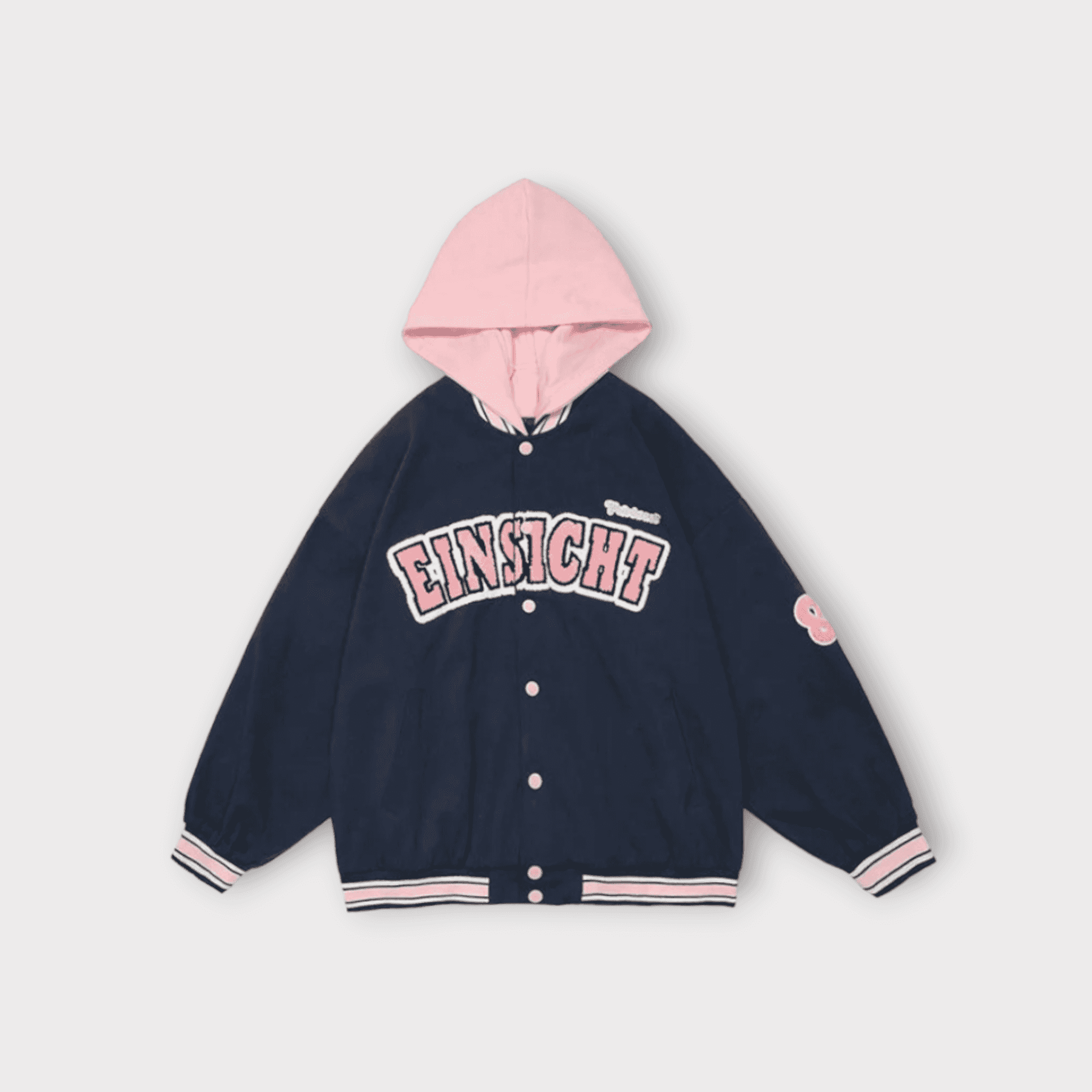 JAQUETA STREETWEAR BASEBALL - Loja Bee Fancy