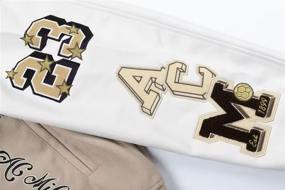 Jaqueta Varsity Off White x AC Milan - Loja Bee Fancy