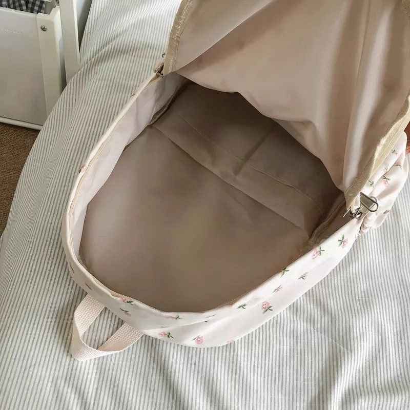 MOCHILA VINTAGE FLOWER - Loja Bee Fancy