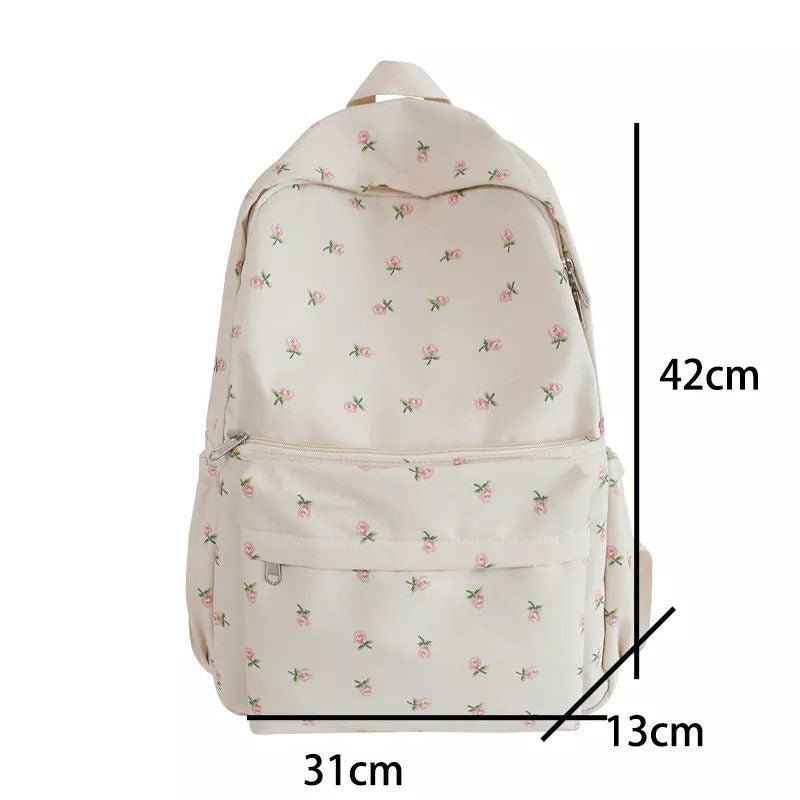MOCHILA VINTAGE FLOWER - Loja Bee Fancy