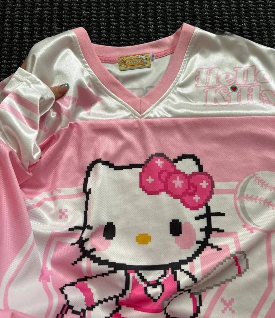 CAMISA HELLO KITTY BASEBALL