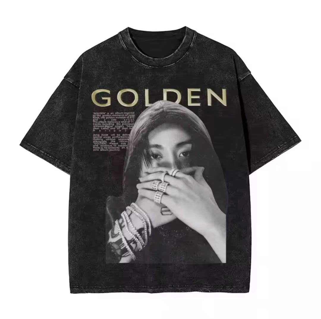 Camisa Jungkook Golden - Loja Bee Fancy