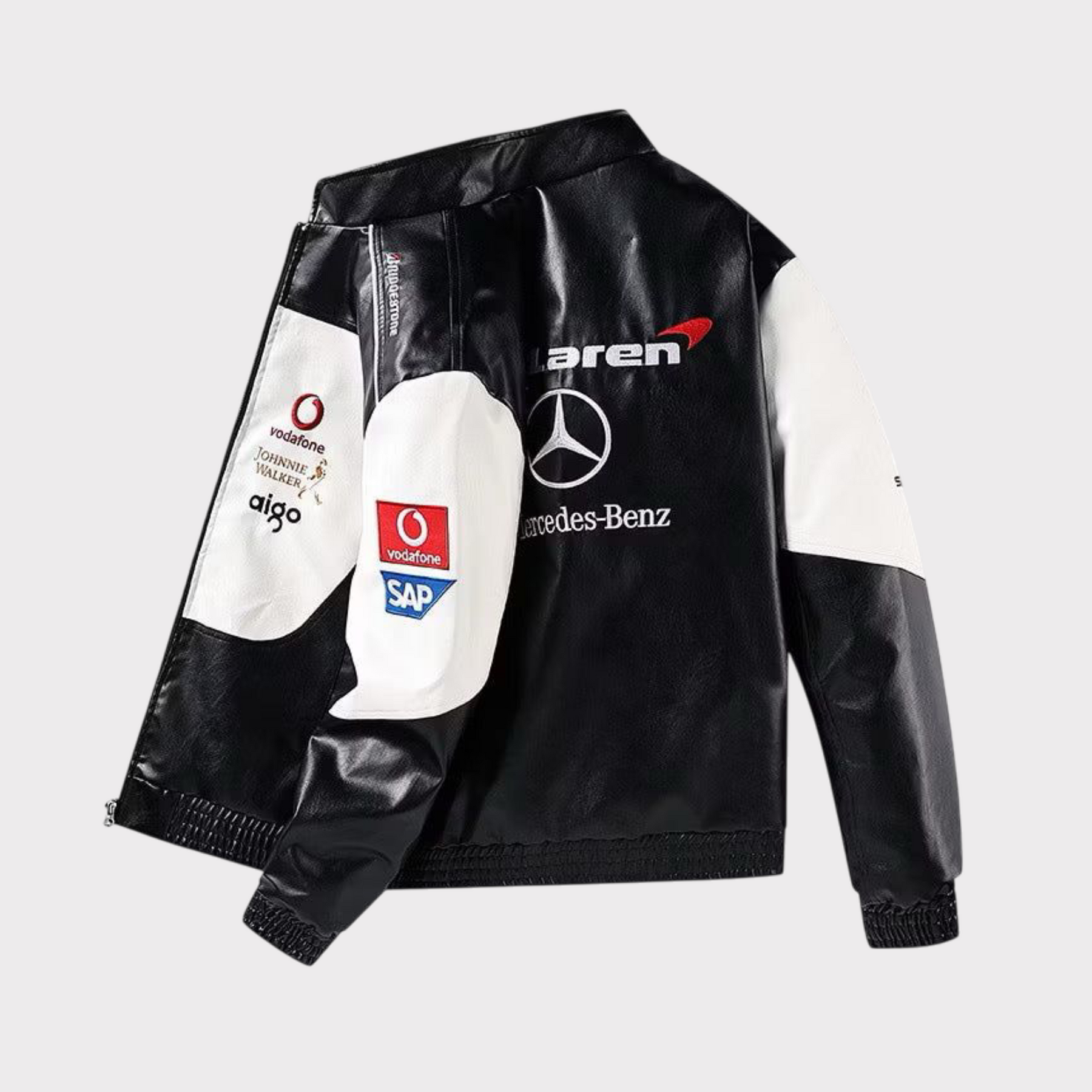 Jaqueta Mercedes F1 Couro - Loja Bee Fancy