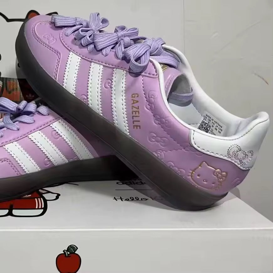 TÊNIS ADIDAS GAZELLE HELLO KITTY Roxo