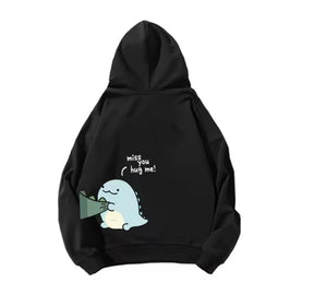 Moletom Casal Dinossauro Metadinha