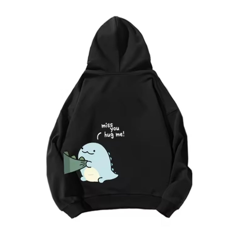 Moletom Casal Dinossauro Metadinha