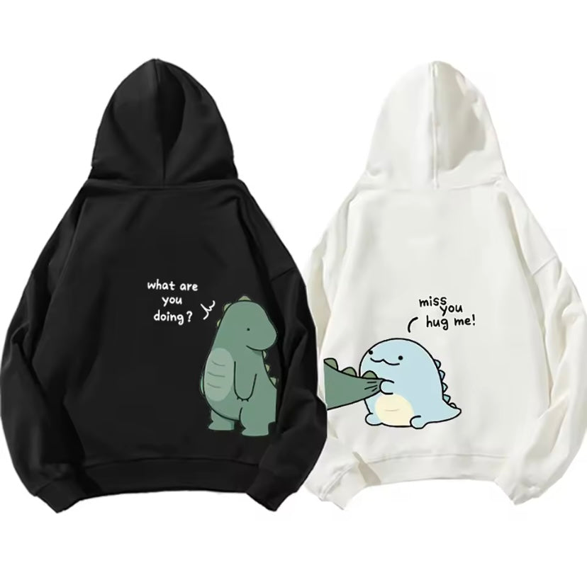 Moletom Casal Dinossauro Metadinha