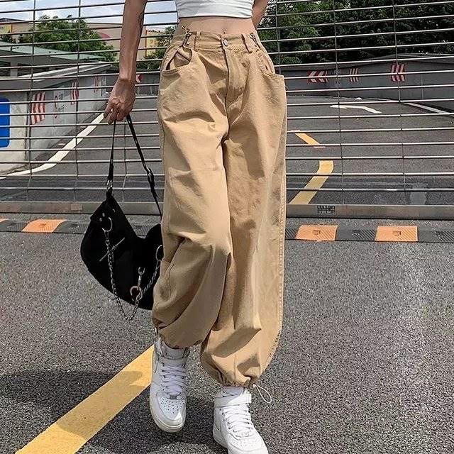 CALÇA BAGGY NUDE - Loja Bee Fancy