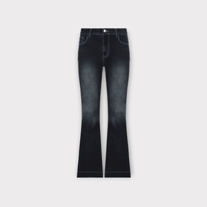 pants flare denim black Y2K パンツ boots Jeans Cut Boot Grunge pants flare denim black Y2K パンツ boots Jeans Cut Boot Grunge