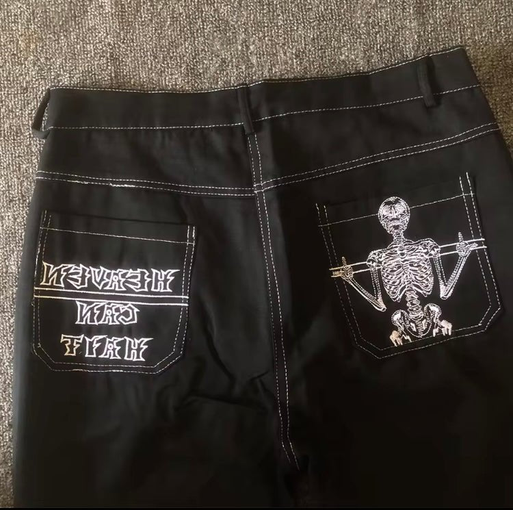 CALÇA SKULL BAGGY - Loja Bee Fancy