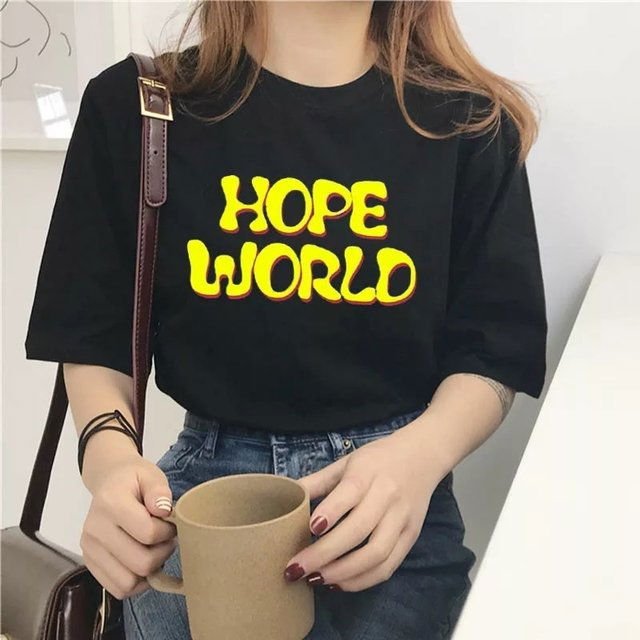 CAMISA HOPE WORLD BTS - Loja Bee Fancy