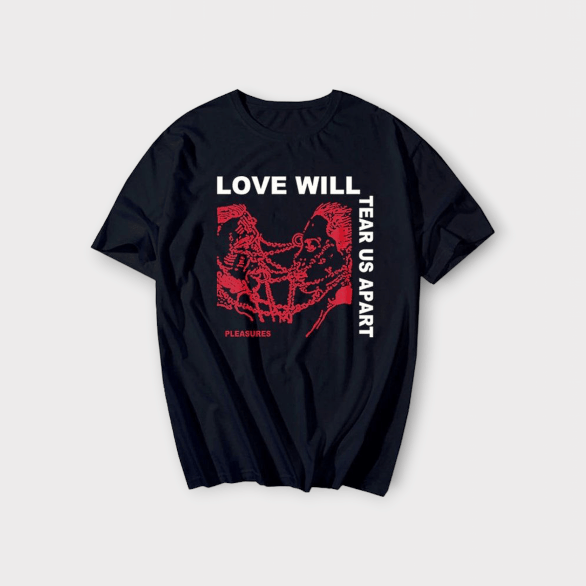 CAMISA LOVE WILL TEAR US APART - Loja Bee Fancy