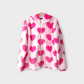 CASACO PINK HEARTS - Loja Bee Fancy