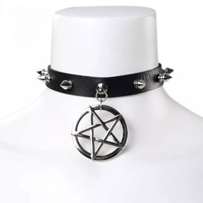 CHOKER GOTH STAR - Loja Bee Fancy