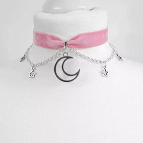 CHOKER PINK MOON - Loja Bee Fancy