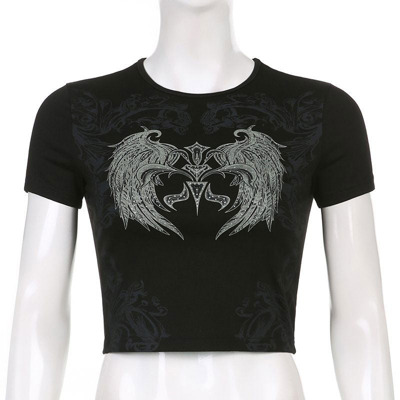 CROPPED GOTH ANGEL - Loja Bee Fancy