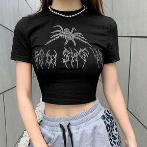 CROPPED SPIDER GIRL - Loja Bee Fancy