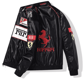 JAQUETA FERRARI RACER COURO - Loja Bee Fancy
