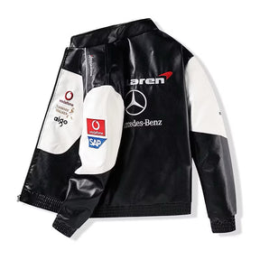 Jaqueta Mercedes F1 Couro - Loja Bee Fancy
