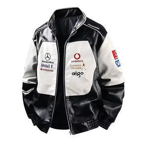 Jaqueta Mercedes F1 Couro - Loja Bee Fancy