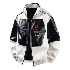 Jaqueta Mercedes F1 Couro - Loja Bee Fancy