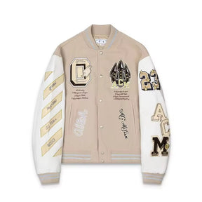 Jaqueta Varsity Off White x AC Milan - Loja Bee Fancy