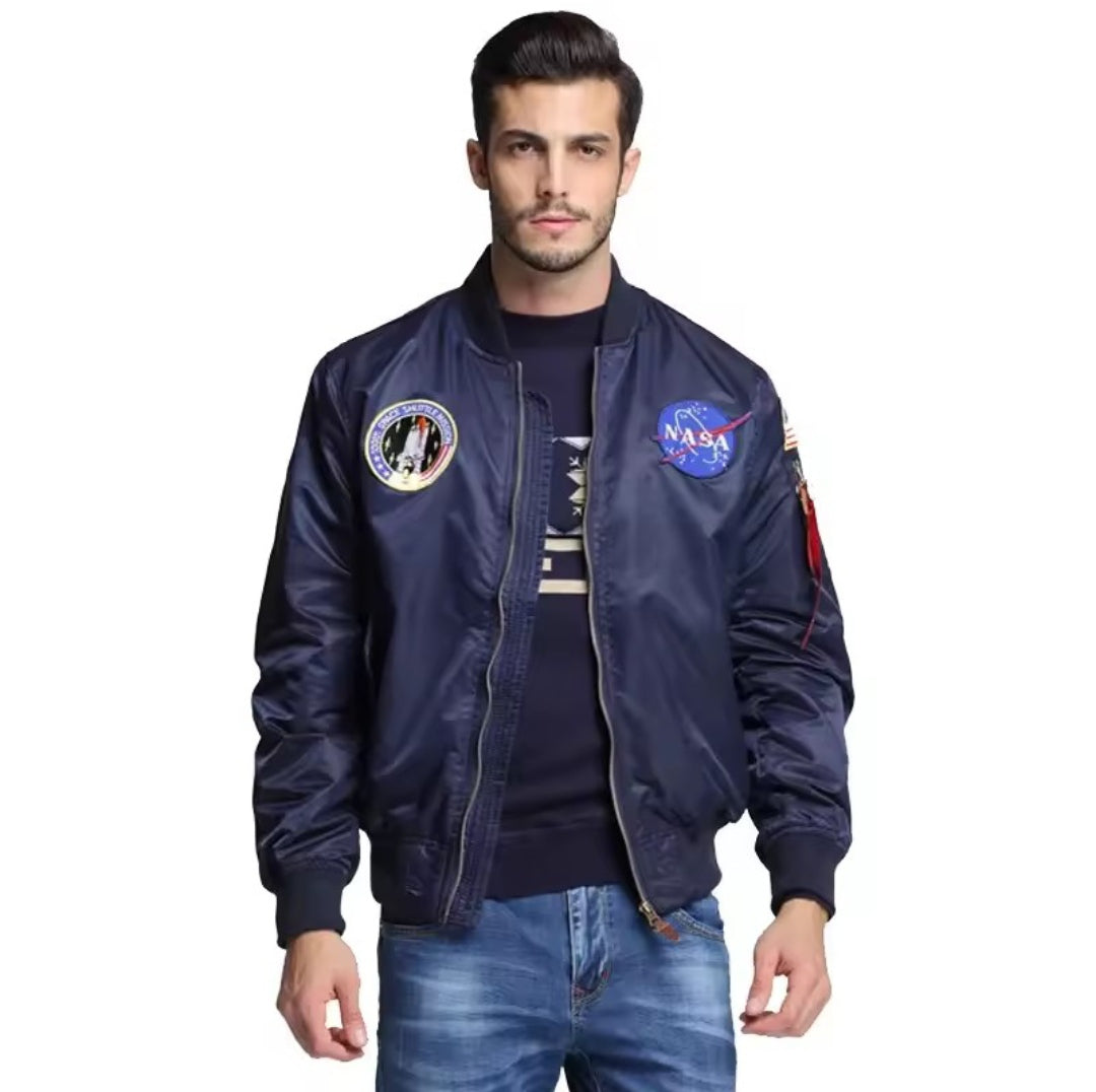 JAQUETA NASA BOMBER BORDADA