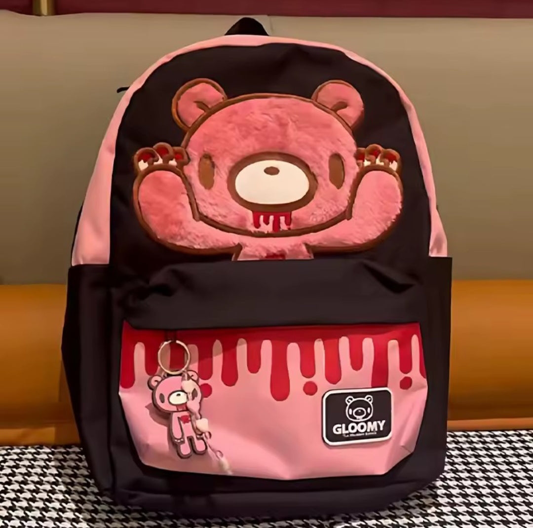 Mochila Gloomy Bear Ursinho - Loja Bee Fancy