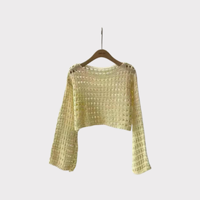 Cropped Crochê - Loja Bee Fancy