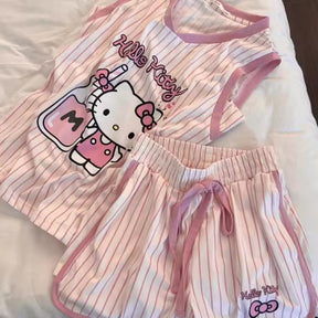Conjunto Pijama Hello Kitty de Verão - Loja Bee Fancy